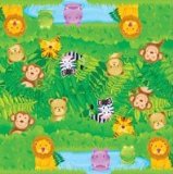 HSL PARTY ANIMAL FRIENDS PARTY NAPKINS X 20 - JUNGLE SAFARI PARTY SUPPLIES AND PRODUCTS