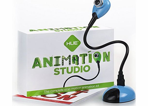 Studio (Blue) for Windows PCs and Apple Mac OS X: complete stop motion animation kit with camera, software and book