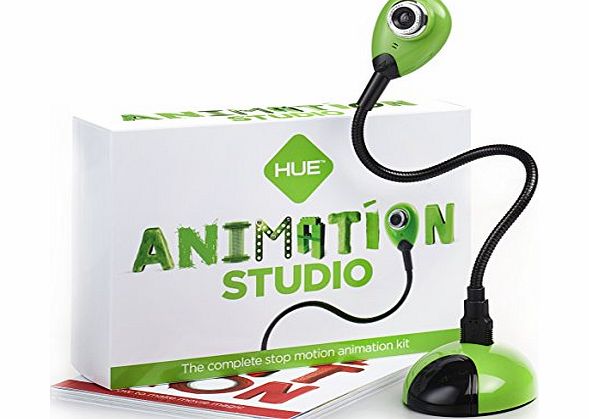 Studio (Green) for Windows PCs and Apple Mac OS X: complete stop motion animation kit with camera, software and book