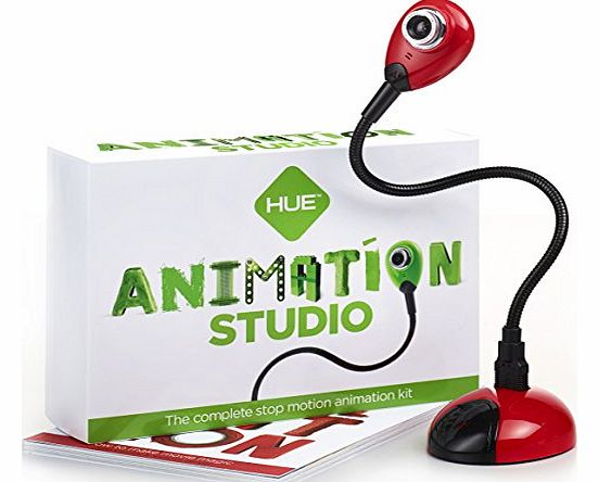 Studio (Red) for Windows PCs and Apple Mac OS X: complete stop motion animation kit with camera, software and book