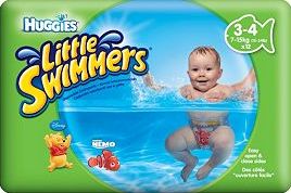 Huggies, 2041[^]10007871 Little Swimmers Size 3-4 (7kg-15kg) - 12