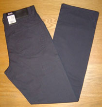 Boss - Dark Grey Cotton Stretch Jeans Leg: 34