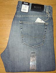 Boss - Scout and#39;Whisker-Washand39; Denim Jeans Leg: 32and39;and39;