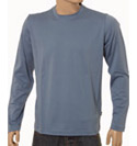Airforce Blue Long Sleeve Cotton T-Shirt - Black Label