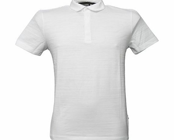 Hugo Boss Black Label Vito Mens Polo Shirt In White