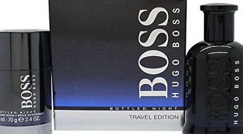 Hugo Boss Bottled Night Gift Set includes Eau de Toilette - 100 ml and Deodarant Stick - 75 ml