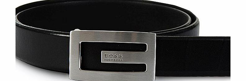 Hugo Boss Endoro Black Leather Belt