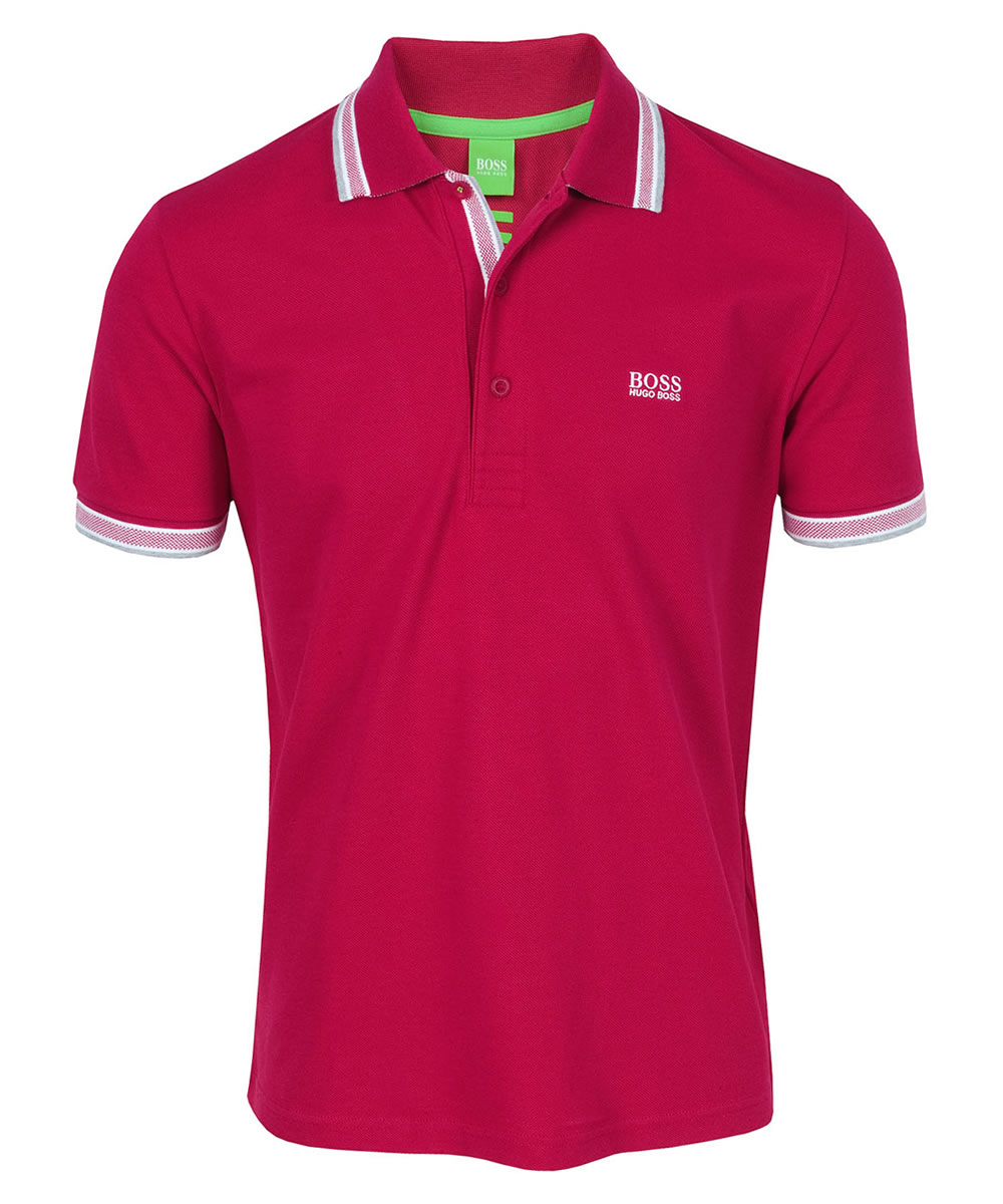 Hugo Boss Paddy Polo Shirt Medium Red