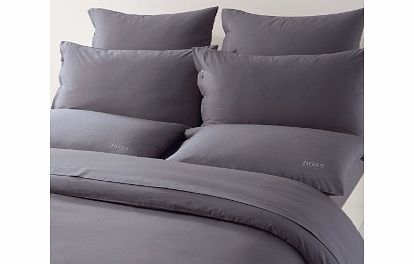 Hugo Boss Plain Dye Bedding Charcoal Duvet Covers King