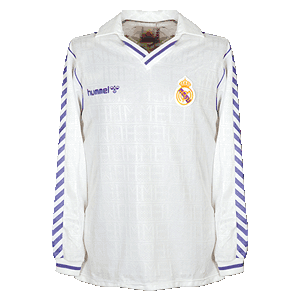 Hummel 88-90 Real Madrid Home L/S Shirt - Grade 8