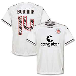 Hummel St Pauli Budimir No.14 Away Shirt 2014 2015 (Fan