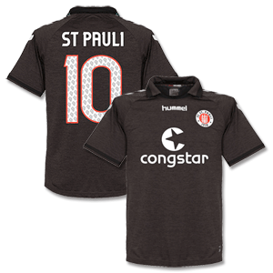 Hummel St Pauli Home Shirt   St Pauli No.10 2014 2015
