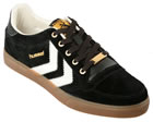 Hummel Stadil Low Black/White Suede Trainers