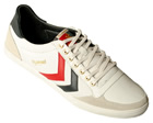 Hummel Stadil Low Slim White/Grey/Red Leather