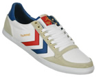 Stadil Low White/Blue/Red Canvas Trainers