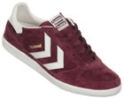 Hummel Victory Low Tawney Port Suede Trainers