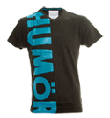 Black T-Shirt with Turquoise Logo