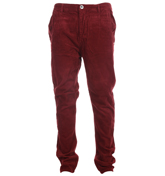 Dean Russet Brown Corduroy Trousers