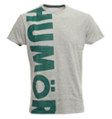 Grey T-Shirt with Green Logo