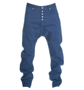 Santiago Marine Blue Low Crotch Jeans -
