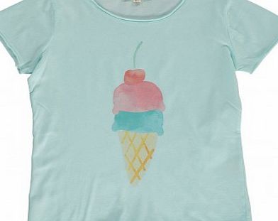 Ice cream T-shirt Pale green `2 years,4 years,6