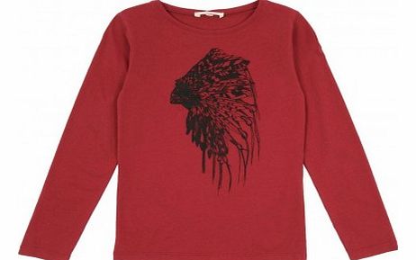 Indian T-Shirt Red `14 years