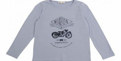 Moto Norton T-Shirt Blue `2 years,4 years,6