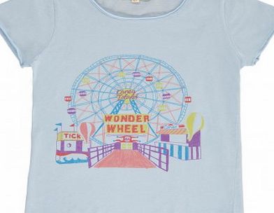 Wonder Wheel T-shirt Pale blue `2 years,4