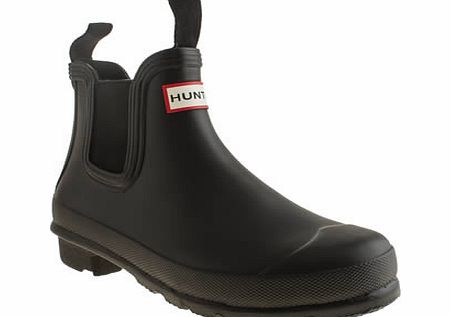 Hunter Black Original Chelsea Boots