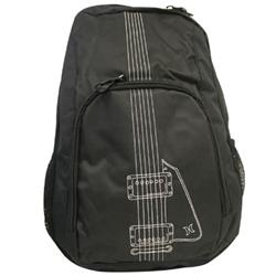 Backpack Guitar Pattern - Black
