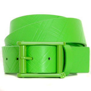 One and Only Fitted Belt - Green