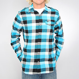 Outcast Flannel shirt - Cyan
