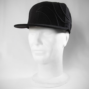Resisted Solid Tonal Flexfit cap - Black