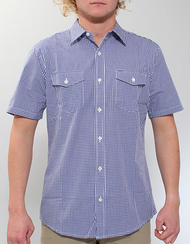 Solution Short sleeve shirt - Blue