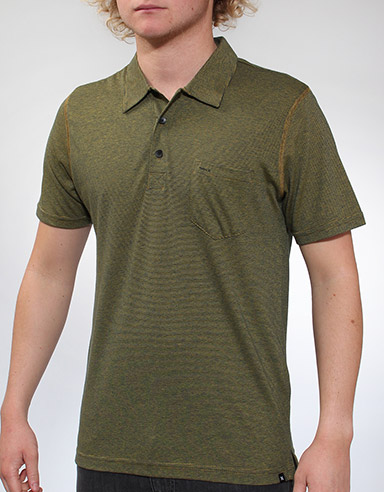 Staple Mini Stripe Polo shirt - Navy