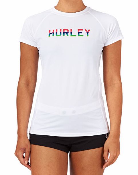 Hurley Womens Hurley Stormy Short Sleeve Rash Vest -