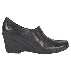Hush Puppies Female Astrila Leather Upper Leather Lining Casual in Black, Dark Brown