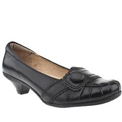 Hush Puppies Female Claudina Leather Upper in Black