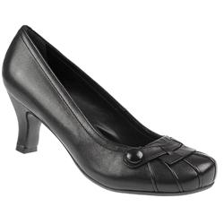 Hush Puppies Female HP11IVETTE Leather Upper Leather/Textile Lining Day Shoes in Black