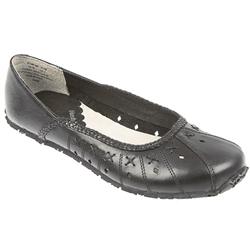 Hush Puppies Female Hp7deluxe Leather Upper Leather Lining in Black, White