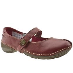 Hush Puppies Female Hush Puppies Audrina Leather Upper in Red