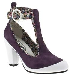 Female Lola Shoeperstar Suede Upper ??40 plus in White and Purple