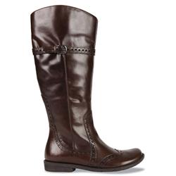 Female PONY LEATHER Upper TEXTILE Lining TEXTILE Lining Casual Boots in Brown Leather
