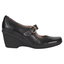 Hush Puppies Female Talini Leather Upper Leather Lining in Black, Dark Brown