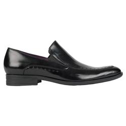 Hush Puppies Male Acton Leather Upper Leather/Textile Lining in Black, Dark Brown
