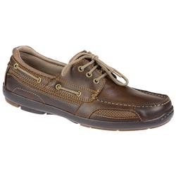 Hush Puppies Male HP11HAMMOND Leather/Textile Upper Leather/Textile Lining in Brown Multi, Navy Multi