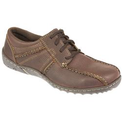 Hush Puppies Male Hp8nimbusm Leather Upper Textile Lining in Black Leather, Brown Grain Leather