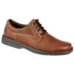 Hush Puppies Male HP9ORB Leather Upper Textile Lining in Brown Grain Leather