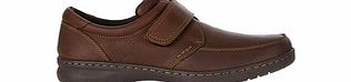 Hush Puppies Numeral brown leather Velcro shoes