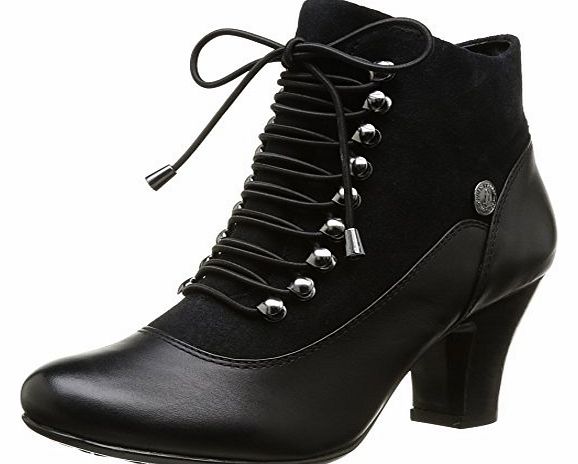 Womens Erika Lonna Boots HW05148 Black Leather/Suede 4 UK, 36.5 EU, 6 US